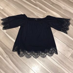 Banana Republic Navy Blue Top